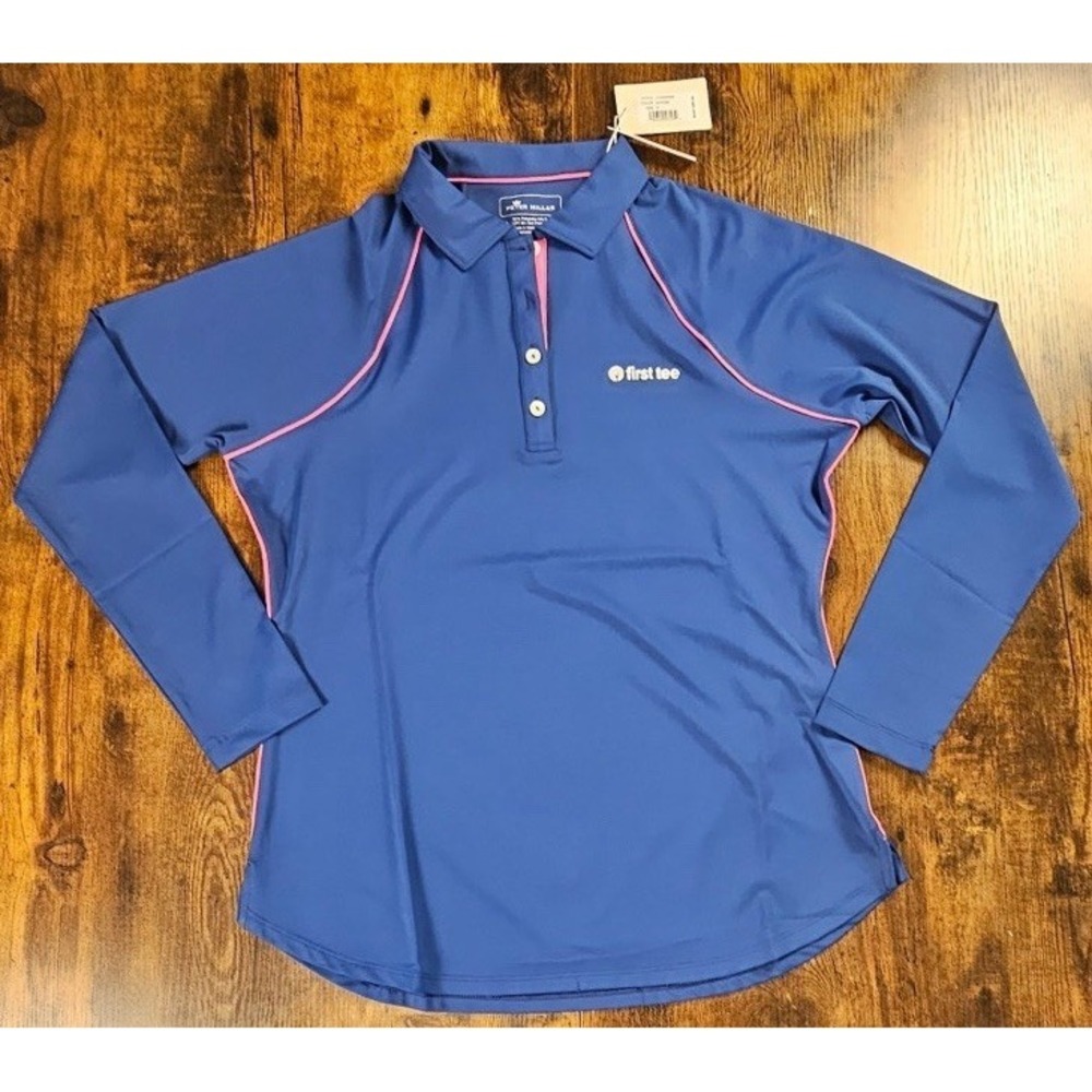 PETER MILLAR Golf UPF 50+ Sun Protection Women's Top Lightweight Sz M NWT